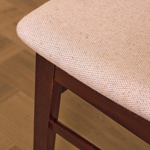 Danish dining chairs in teak and beech by Findahl