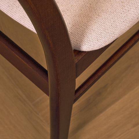 Danish dining chairs in teak and beech by Findahl