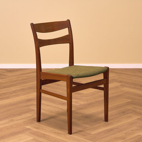 Swedish dining chairs in teak