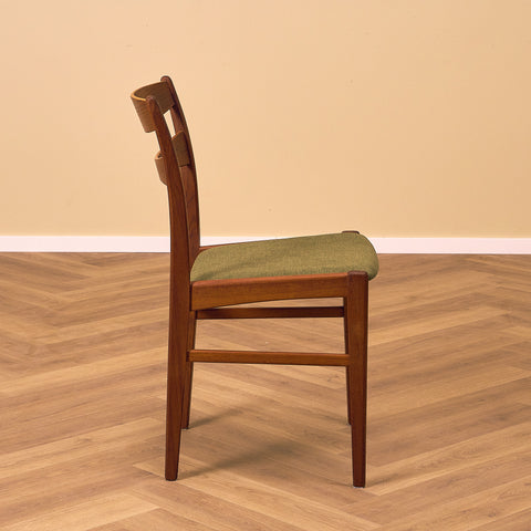 Swedish dining chairs in teak