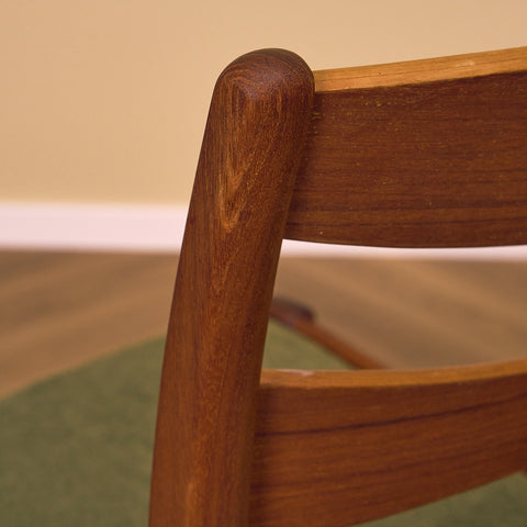 Swedish dining chairs in teak