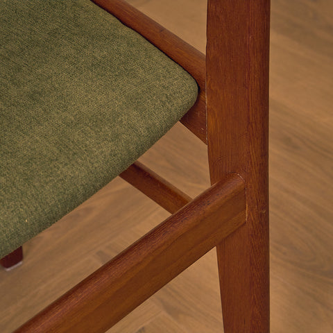 Swedish dining chairs in teak