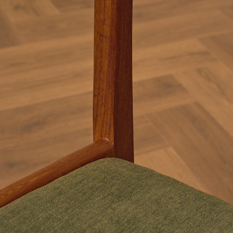 Swedish dining chairs in teak