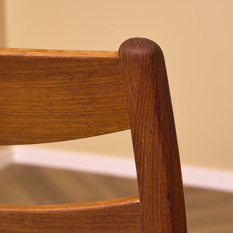 Swedish dining chairs in teak