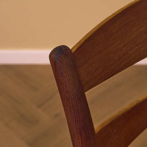 Swedish dining chairs in teak