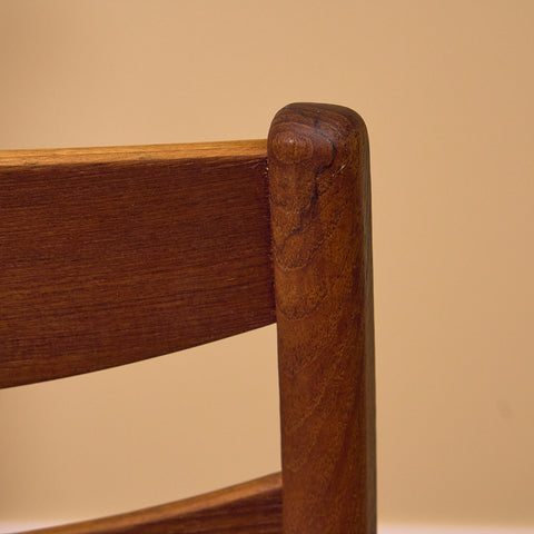 Swedish dining chairs in teak