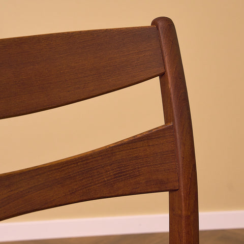Swedish dining chairs in teak
