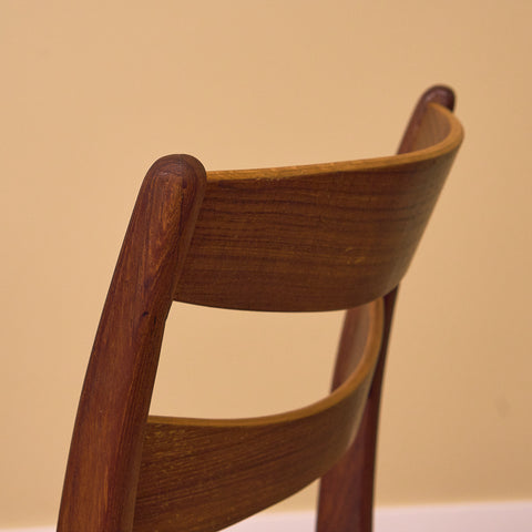 Swedish dining chairs in teak