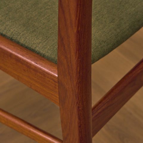 Swedish dining chairs in teak