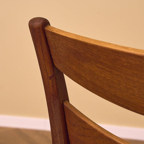 Swedish dining chairs in teak