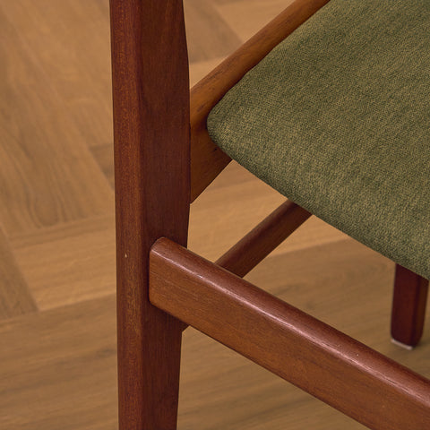 Swedish dining chairs in teak
