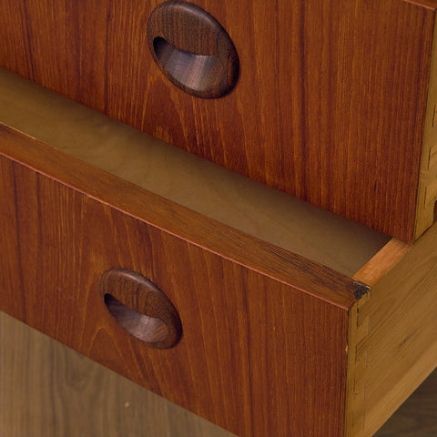 Danish chest of drawers in teak by Niels Christensen