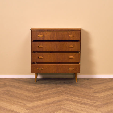 Swedish chest of drawers in teak
