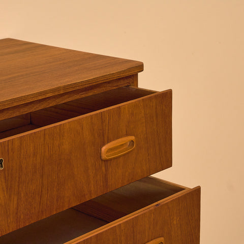 Swedish chest of drawers in teak