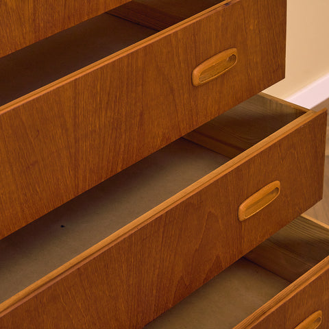 Swedish chest of drawers in teak