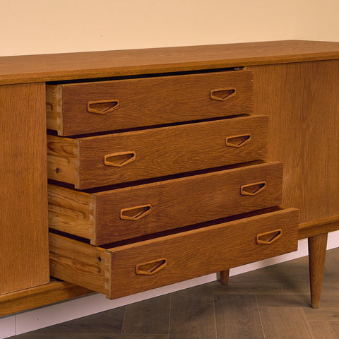 Danish sideboard in oak by Anker Sørensen