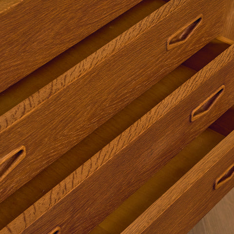 Danish sideboard in oak by Anker Sørensen
