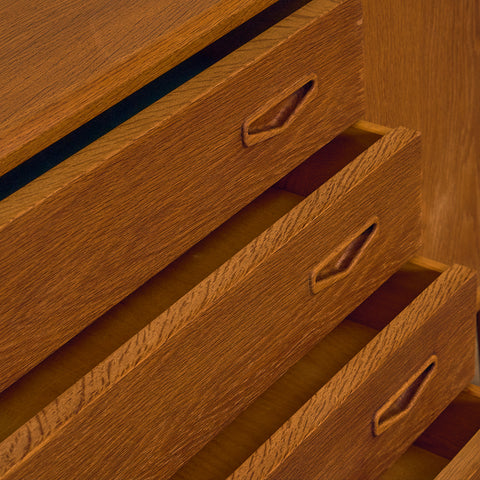 Danish sideboard in oak by Anker Sørensen