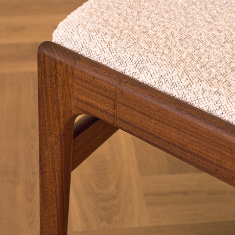 Danish dining chairs in walnut by Erik Buch, model 89