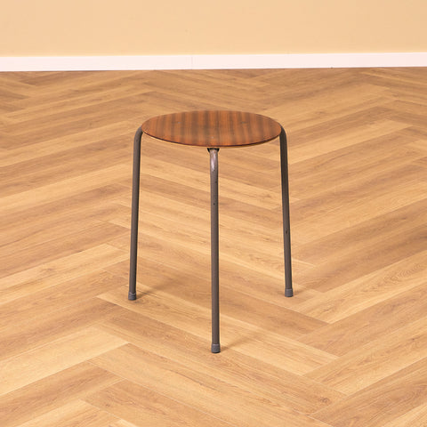 German stool in mahogany