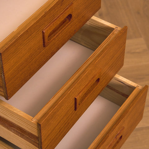 Swedish writing desk in teak and beech
