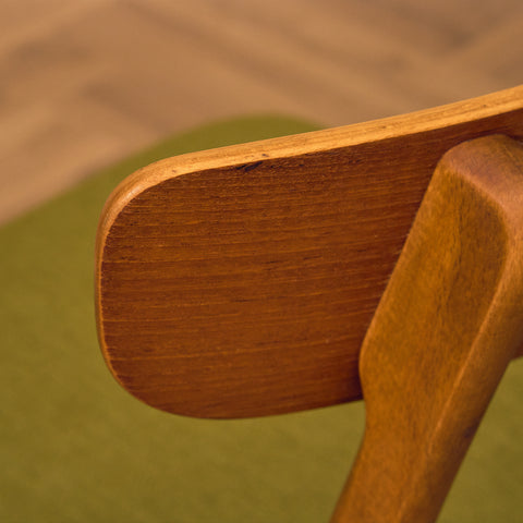 Danish dining chairs in teak & beech by Findahl, model 'Mosbøl'