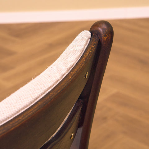 Danish dining chairs in teak and beech by Findahl