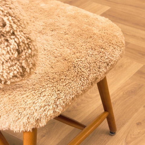 Swedish armchair in beech, model ”TeVe” by Alf Svensson for Studio Ljungs Industrier