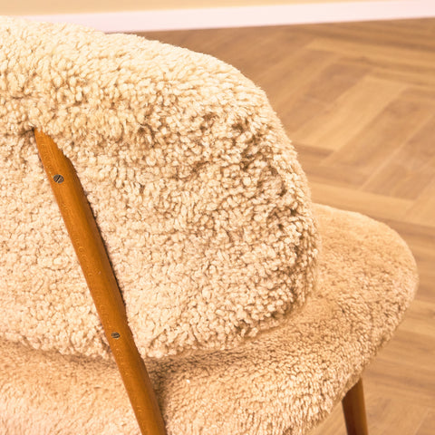 Swedish armchair in beech, model ”TeVe” by Alf Svensson for Studio Ljungs Industrier