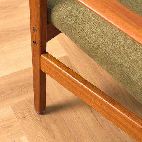 Swedish armchair in teak by Kock Möbler AB, Malmö
