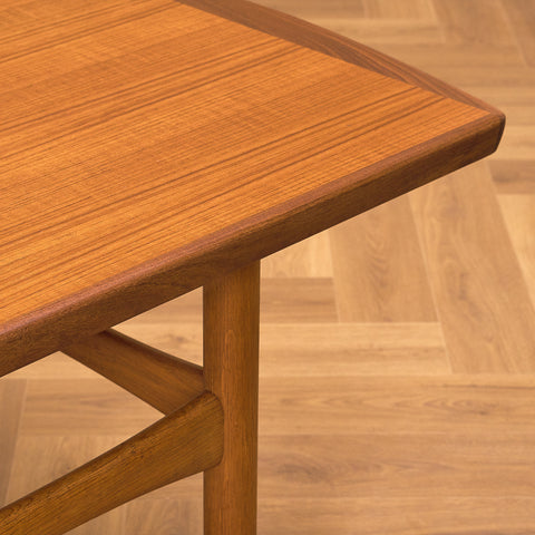 Swedish coffee table in teak and oak