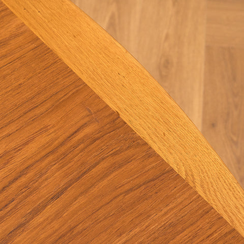 Swedish coffee table in teak and oak by C.E. Johansson for Oscar Edv. Ekelunds in Virserum