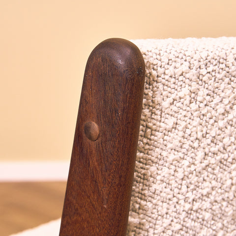 Danish dining chairs in walnut by Erik Buch for Anderstrup Møbelfabrik, model 89