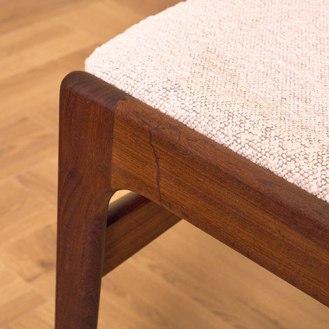 Danish dining chairs in walnut by Erik Buch for Anderstrup Møbelfabrik, model 89