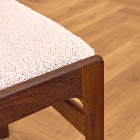Danish dining chairs in walnut by Erik Buch for Anderstrup Møbelfabrik, model 89