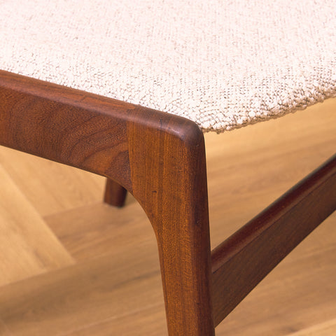 Danish dining chairs in walnut by Erik Buch for Anderstrup Møbelfabrik, model 89