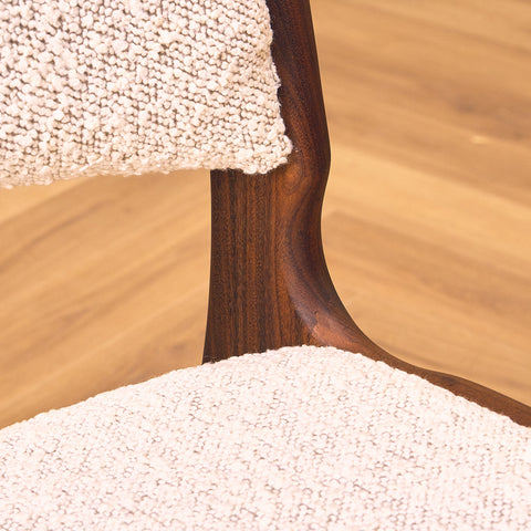 Danish dining chairs in walnut by Erik Buch for Anderstrup Møbelfabrik, model 89
