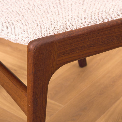 Danish dining chairs in walnut by Erik Buch for Anderstrup Møbelfabrik, model 89