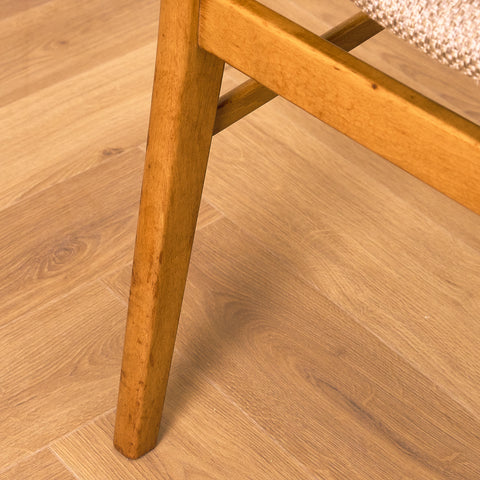 Danish set of 6 dining chairs in teak and beech by Farstrup