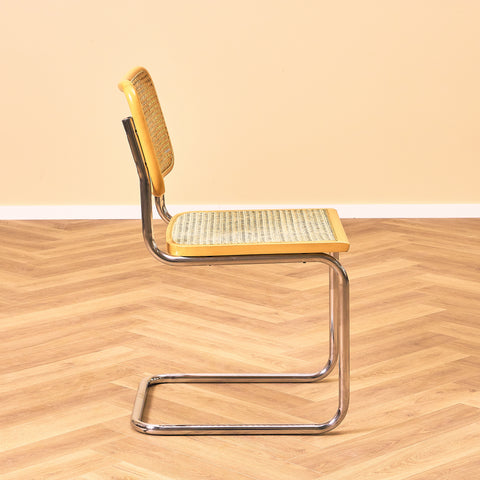 Italian set of 4 dining chairs by Marcel Breuer
