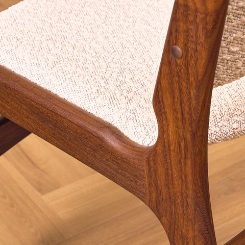 Danish dining chairs in walnut by Erik Buch for Anderstrup Møbelfabrik, model 89