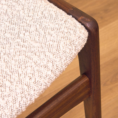 Danish dining chairs in walnut by Erik Buch for Anderstrup Møbelfabrik, model 89