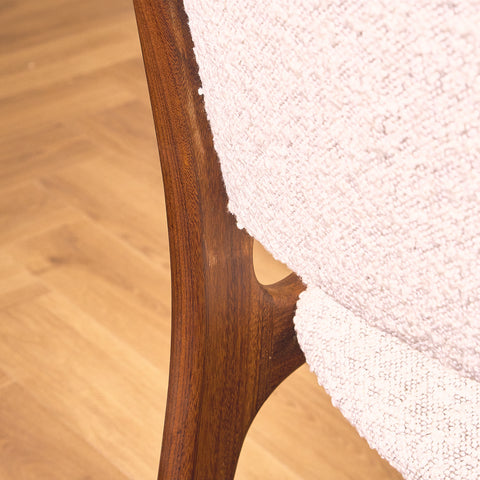 Danish dining chairs in walnut by Erik Buch for Anderstrup Møbelfabrik, model 89