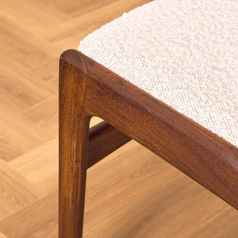 Danish dining chairs in walnut by Erik Buch for Anderstrup Møbelfabrik, model 89