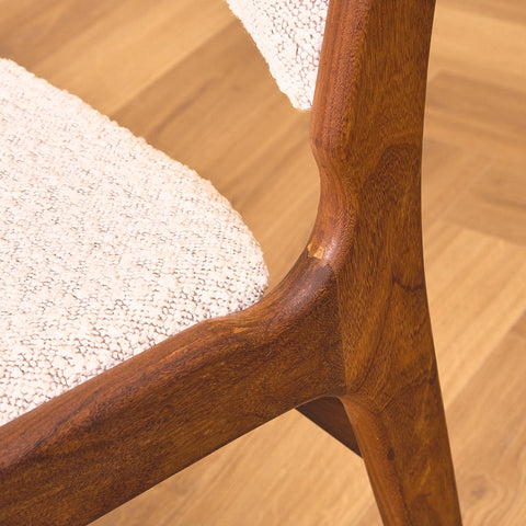 Danish dining chairs in walnut by Erik Buch for Anderstrup Møbelfabrik, model 89