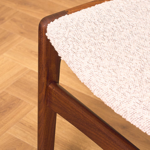 Danish dining chairs in walnut by Erik Buch for Anderstrup Møbelfabrik, model 89