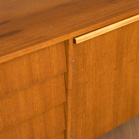 Swedish bookshelf in teak and beech