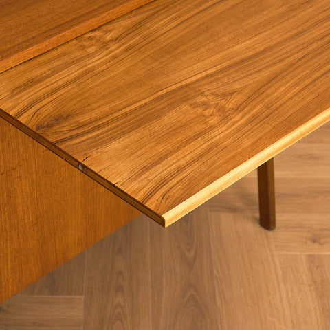 Swedish bookshelf in teak and beech