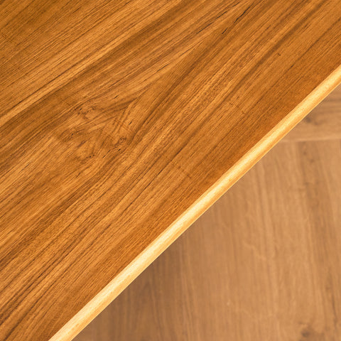 Swedish bookshelf in teak and beech