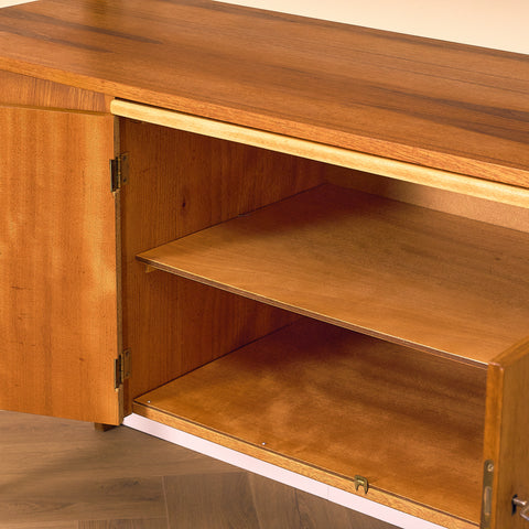 Swedish bookshelf in teak and beech